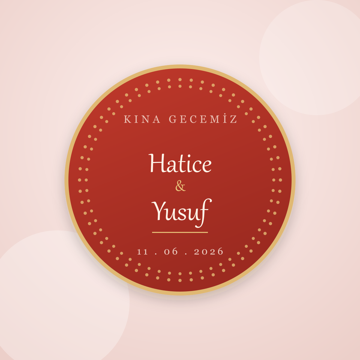 Kırmızı Kına Gecesi Magneti