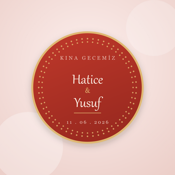 Kırmızı Kına Gecesi Magneti